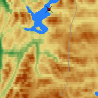Nächste Vorhersageorte - Susendal-Bjormo - Karte