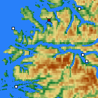 Nächste Vorhersageorte - Fiskåbygd - Karte
