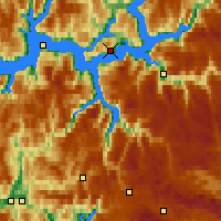 Nächste Vorhersageorte - Sogndal - Karte