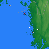 Nächste Vorhersageorte - Koster Islands - Karte