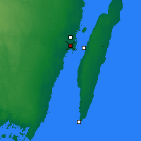 Nächste Vorhersageorte - Kalmar - Karte