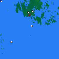 Nächste Vorhersageorte - Mariehamn - Karte