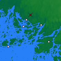 Nächste Vorhersageorte - Turku - Karte