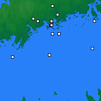 Nächste Vorhersageorte - Vanhakaupunki - Karte
