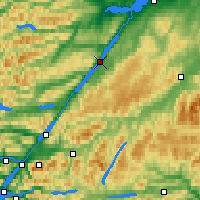 Nächste Vorhersageorte - Loch Ness - Karte