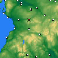 Nächste Vorhersageorte - Strathaven - Karte
