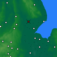 Nächste Vorhersageorte - Lincolnshire - Karte