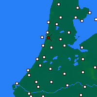 Nächste Vorhersageorte - IJmuiden - Karte