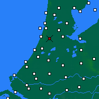 Nächste Vorhersageorte - Haarlem - Karte