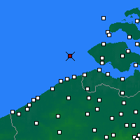 Nächste Vorhersageorte - Vlakte van de Raan - Karte