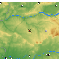 Nächste Vorhersageorte - Cáceres - Karte