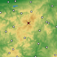 Nächste Vorhersageorte - Rothaargebirge - Karte