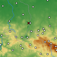 Nächste Vorhersageorte - Görlitz - Karte