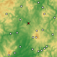 Nächste Vorhersageorte - Homberg (Ohm) - Karte