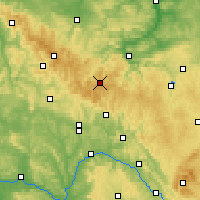 Nächste Vorhersageorte - Thüringer Wald - Karte