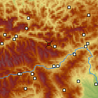 Nächste Vorhersageorte - Wald am Schoberpaß - Karte