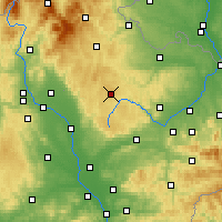 Nächste Vorhersageorte - Cervena - Karte