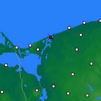 Nächste Vorhersageorte - Dziwnów - Karte