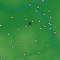 Nächste Vorhersageorte - Brwinów - Karte