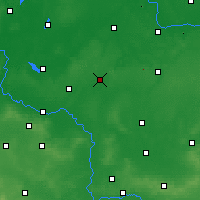 Nächste Vorhersageorte - Leszno - Karte