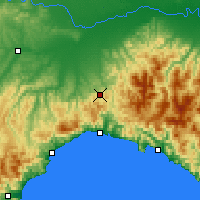 Nächste Vorhersageorte - Giovipass - Karte