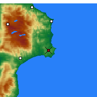 Nächste Vorhersageorte - Crotone - Karte