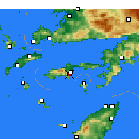 Nächste Vorhersageorte - Datça - Karte