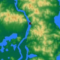 Nächste Vorhersageorte - Bogorodskoe - Karte