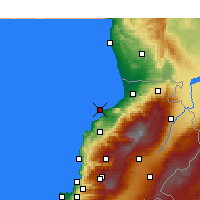 Nächste Vorhersageorte - Tripoli - Karte