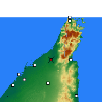 Nächste Vorhersageorte - Ra's al-Chaima - Karte