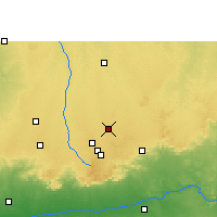 Nächste Vorhersageorte - Indore - Karte