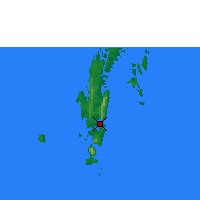 Nächste Vorhersageorte - Port Blair - Karte