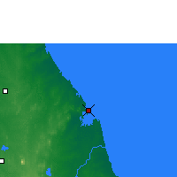 Nächste Vorhersageorte - Trincomalee - Karte