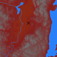 Nächste Vorhersageorte - Rinchinlhumbe - Karte
