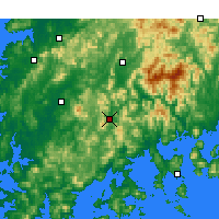 Nächste Vorhersageorte - Suncheon - Karte