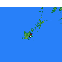 Nächste Vorhersageorte - Fukue - Karte