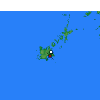 Nächste Vorhersageorte - Fukue Airport - Karte