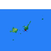 Nächste Vorhersageorte - Ishigaki-jima - Karte