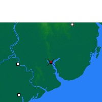 Nächste Vorhersageorte - Rangun - Karte