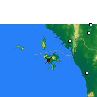 Nächste Vorhersageorte - Pulau Langkawi - Karte