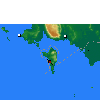 Nächste Vorhersageorte - Phú Quốc - Karte