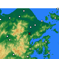 Nächste Vorhersageorte - Fenghua - Karte