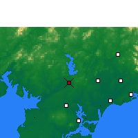Nächste Vorhersageorte - Lianjiang - Karte