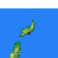 Nächste Vorhersageorte - Lanzarote - Karte