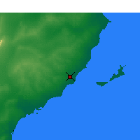 Nächste Vorhersageorte - Sfax - Karte