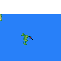 Nächste Vorhersageorte - Mayotte - Karte