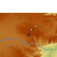 Nächste Vorhersageorte - Mount Makulu - Karte