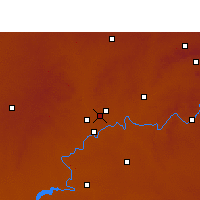 Nächste Vorhersageorte - Klerksdorp - Karte