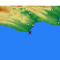 Nächste Vorhersageorte - St. Francis Bay - Karte