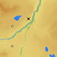 Nächste Vorhersageorte - Peace River - Karte
